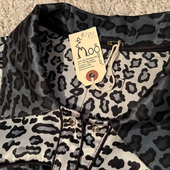 Moo Country - Silk - Snap Shacket - S - Picture 4 of 8